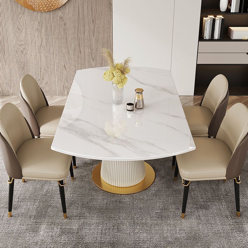 Round Dining Site Table Traditional Luxury Dinner Room Table with Drop Leaf