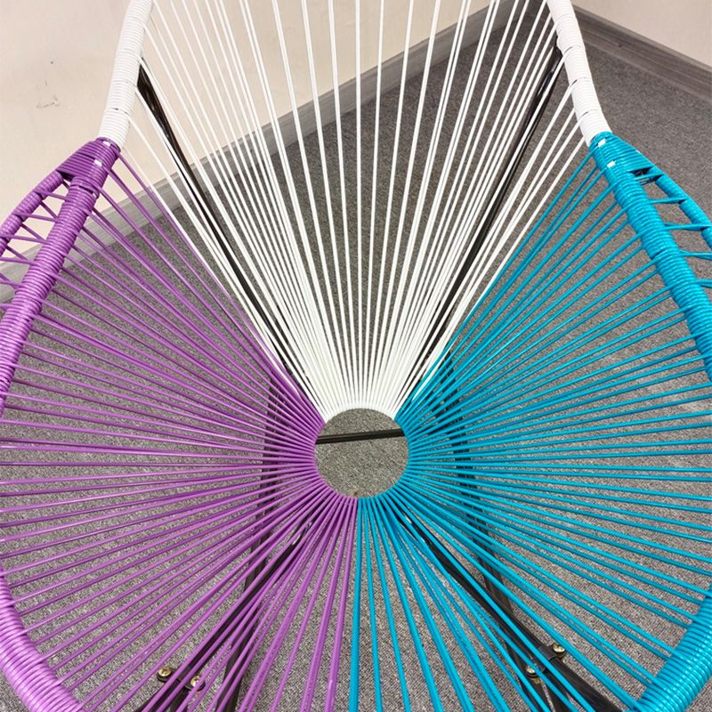 Iron Base Modern Recliner Rocking Chair Leisure Lazy Chair for Balcony Garden