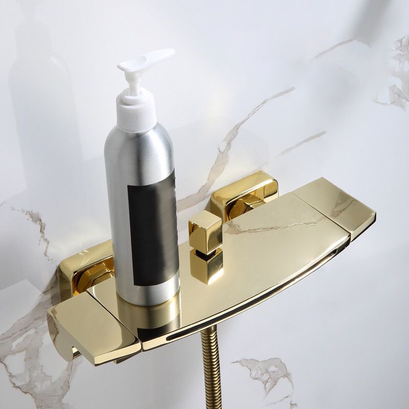 Modern Wall Mounted Metal Tub Filler Single Handle Tub Faucet Trim