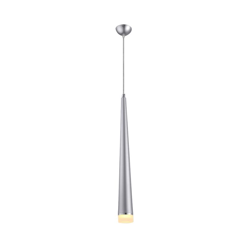 Verjüngte Decke Helles Metall moderne LED Grau/rotes Wohnzimmer Anhänger Leuchte in Weiß/warm/neutral