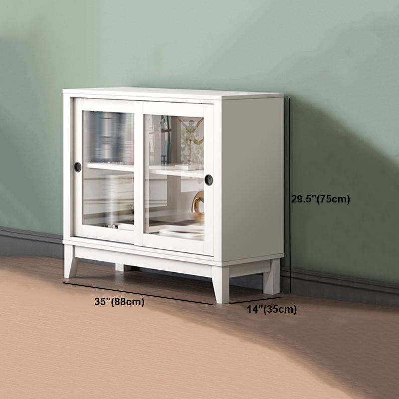 Holz -Standardbuchregal zeitgenössischer geschlossener Back -Bücherregal mit Tür für Büro