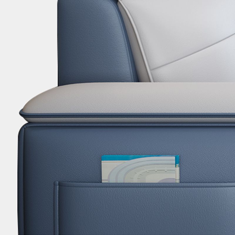 110.24"L x 59.06"W x 33.46"H 4-seat Sofa Cushion Back Sectionals with Storage