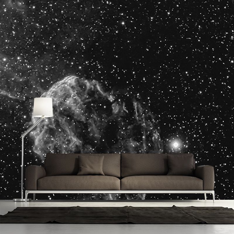 Mysterious Outer Space Mural for Sleeping Room Water Resistant, Customized Size