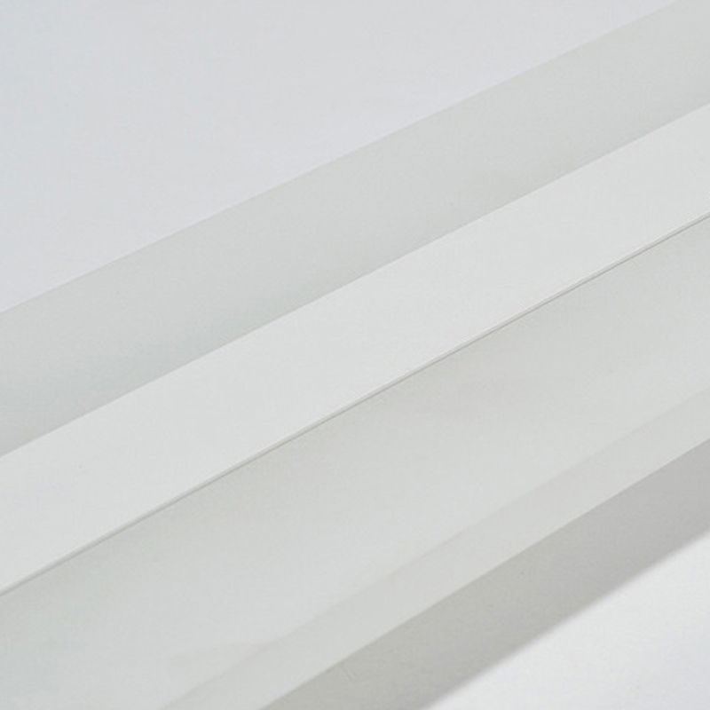 White Linear Ceiling Mount Fixture Nordic Style LED Acrylic Flush Mount Ceiling Lighting