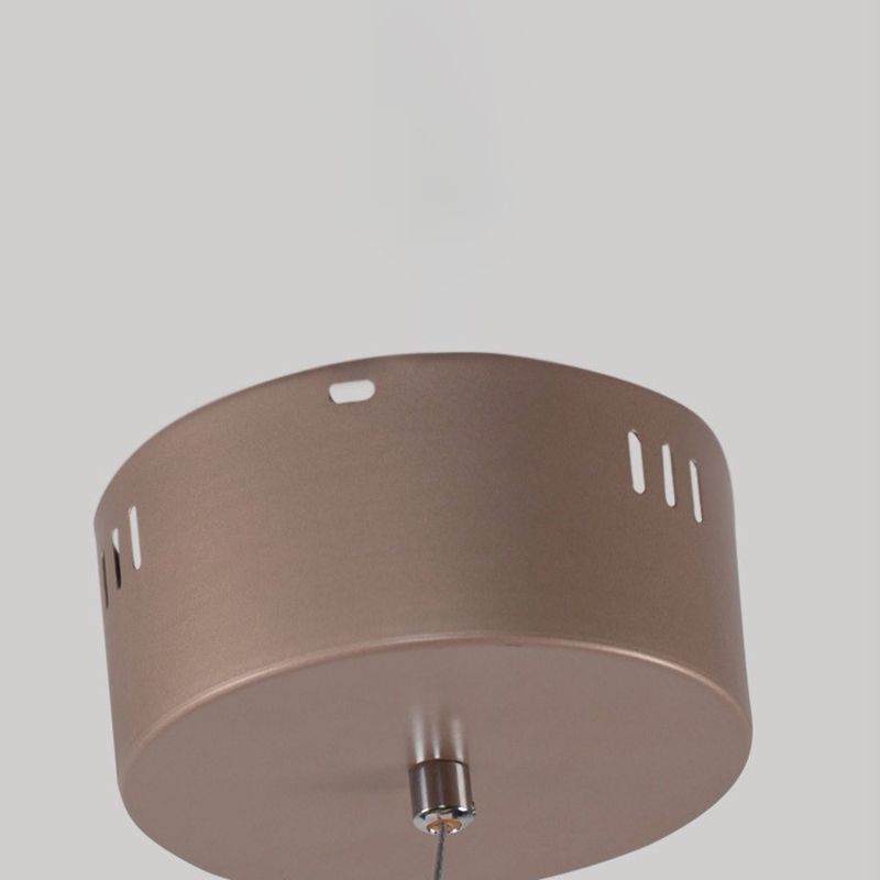 Rose Gold Branches Hanging Lamp Designer Style Metal Chandelier for Living Room