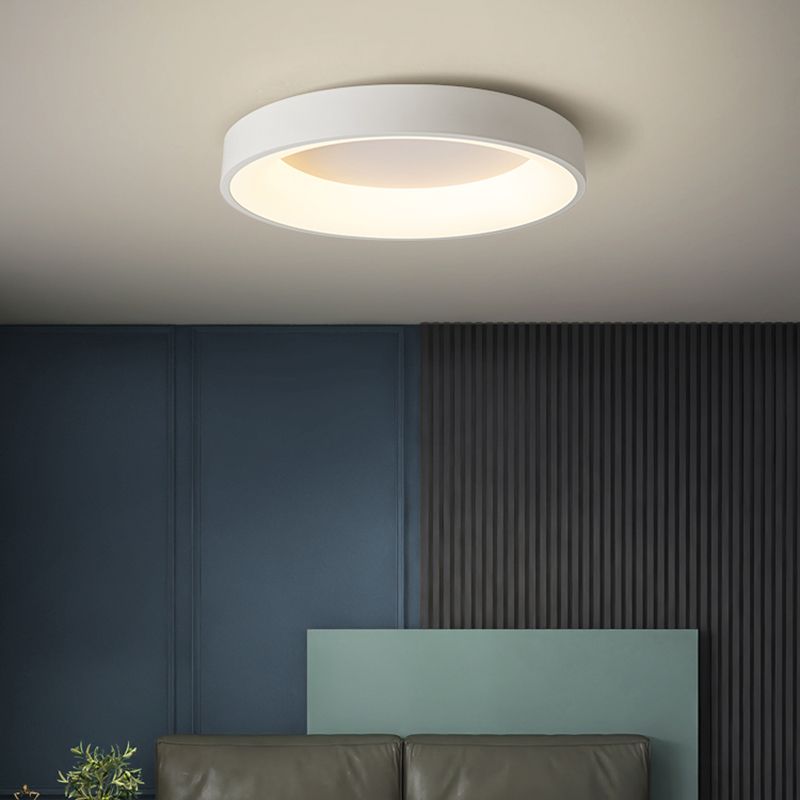 Eigentijdse ronde inbouwverlichtingsarmaturen Metaal 1 licht Inbouw plafondarmatuur