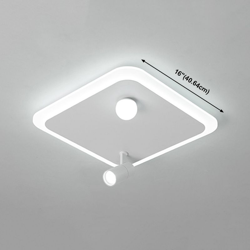Lampada da soffitto a LED bianca da incasso a soffitto con faretti per camera da letto