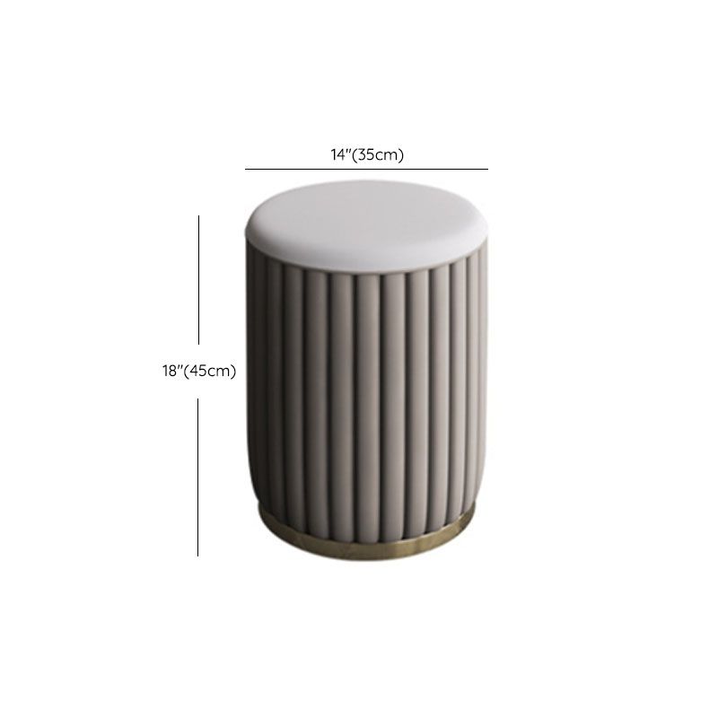Contemporary Bedroom Double Drawers Metal Standing Make-up Vanity