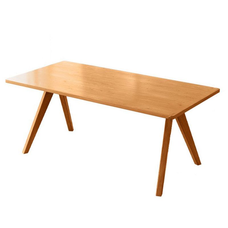 Modern 1/4/5/6 Pieces Dining Set Rectangle Pine Wood Dining Table for Kitchen