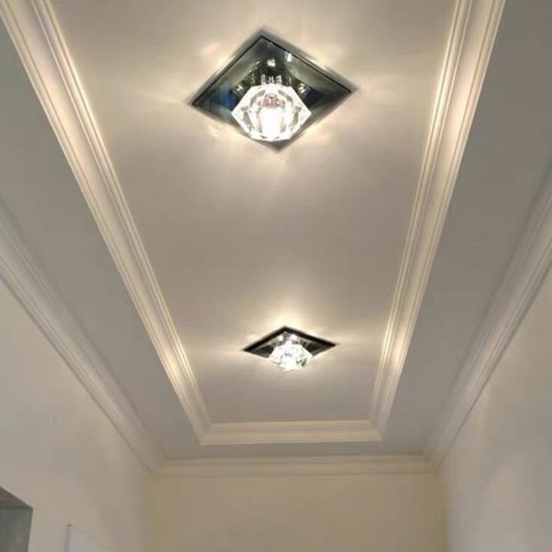 Edelstein Foyer LED-Unterputz Licht Kristall Einfachheit Flush Mount Deckenleuchte