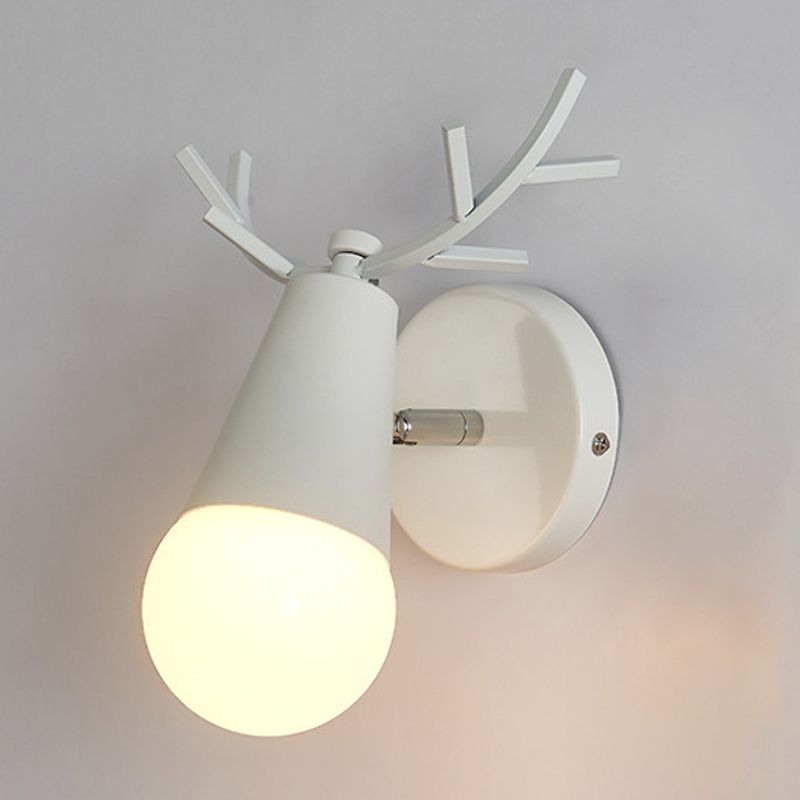 Lámpara de pared geométrica de estilo moderno metal 1 lámpara de luz de luz