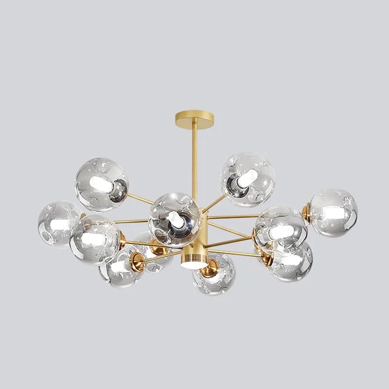 Lampade del lampadario in metallo sputnik moderno lampada sospesa per soggiorno