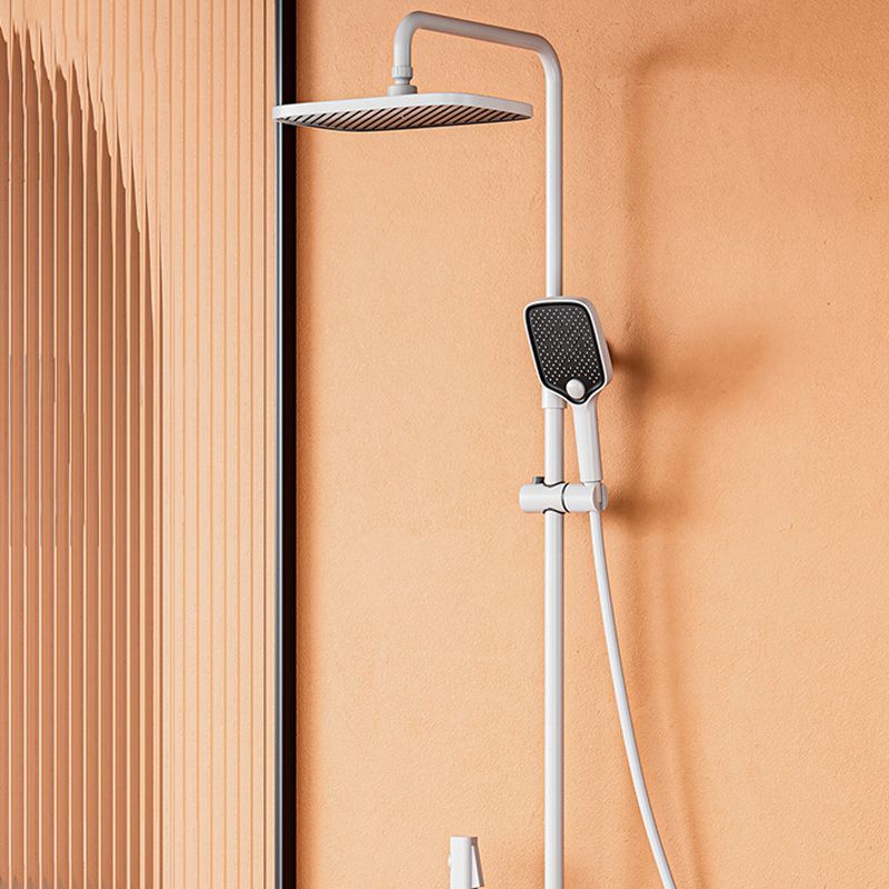 Modern Square Swivel Shower Metal Shower Head Shower Faucet on Wall