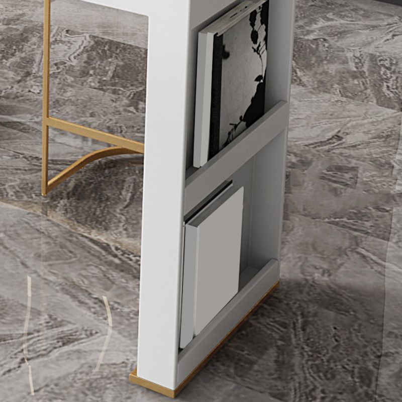 Glam Style Rectangle Bar Table 1/2/3 Pieces Stone Bar Table Set for Home Use