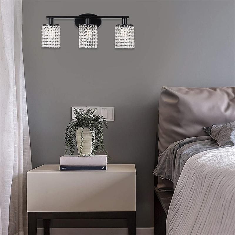 Post Modern Bathroom Vanity Lighting 2 / 3 / 4 - Light Bath Sconce in Black / Sliver