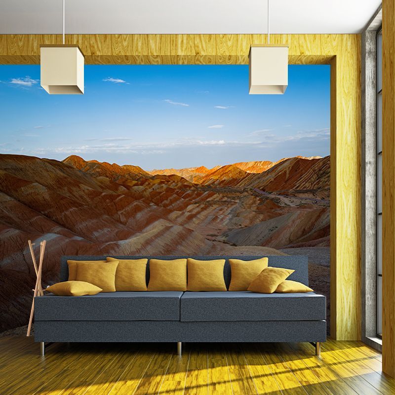 Mildew Resistant Wall Mural Wallpaper Mountain Landscapes Pattern Wall Art