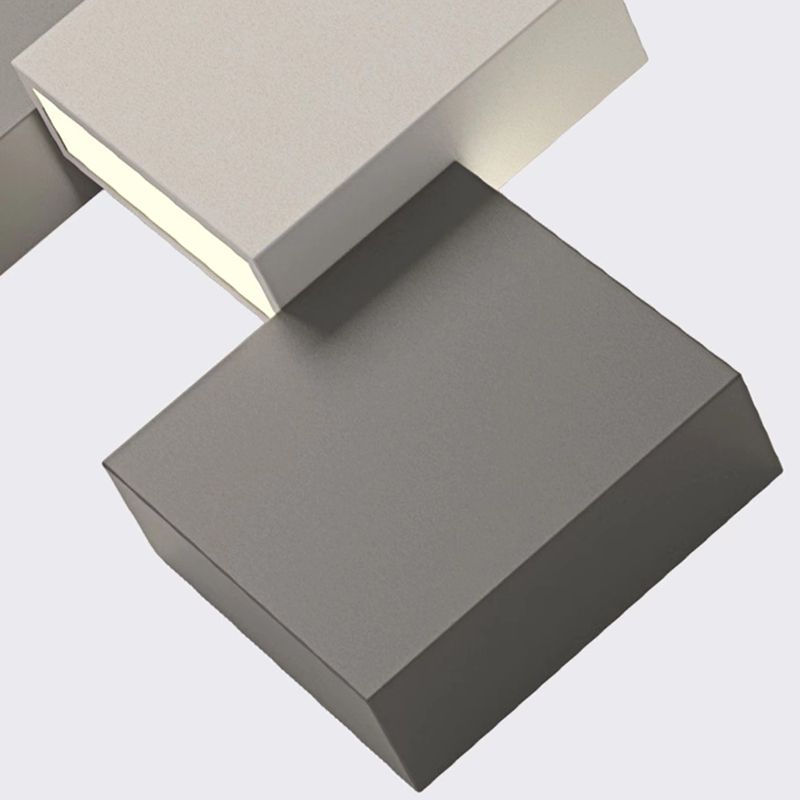 Modern 2/3/5-Light White/Black Wall Mounted Sconce Metal Wall Light