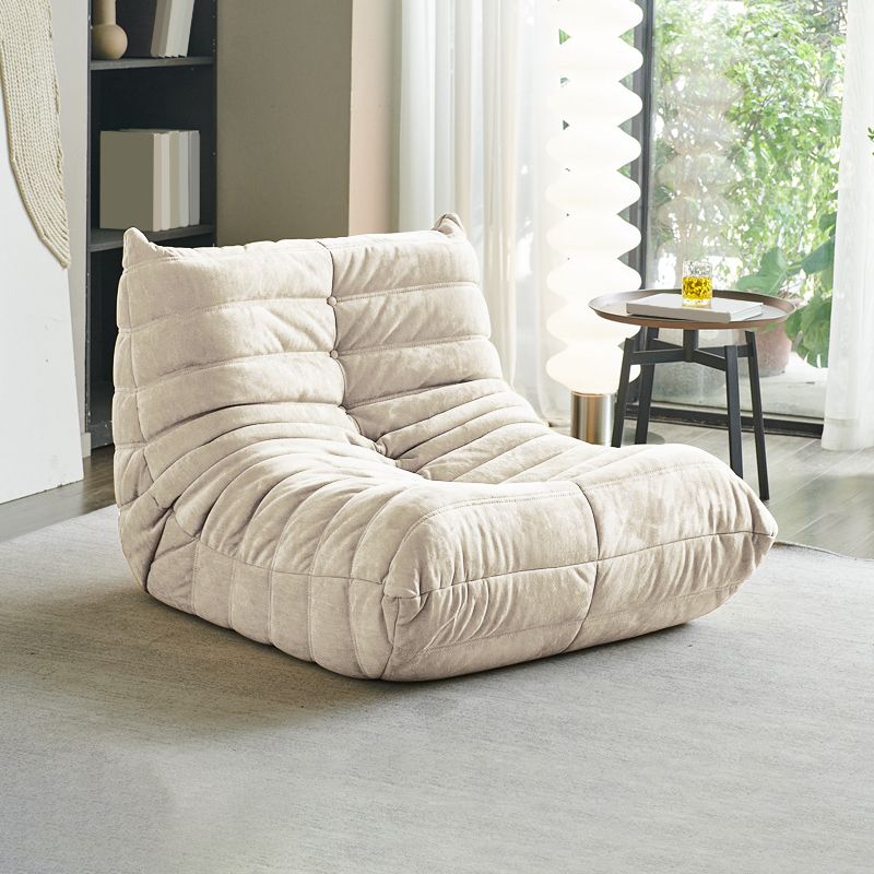 Nordic Style Living Room Upholstered Armless Tight Back Parsons Chair