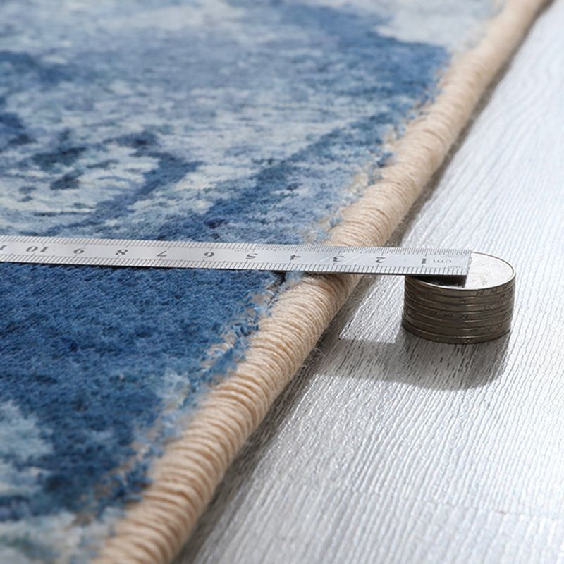 Minimalist Area Rug Funky Abstract Pattern Rug Polyester Anti-Slip Carpet for Living Room