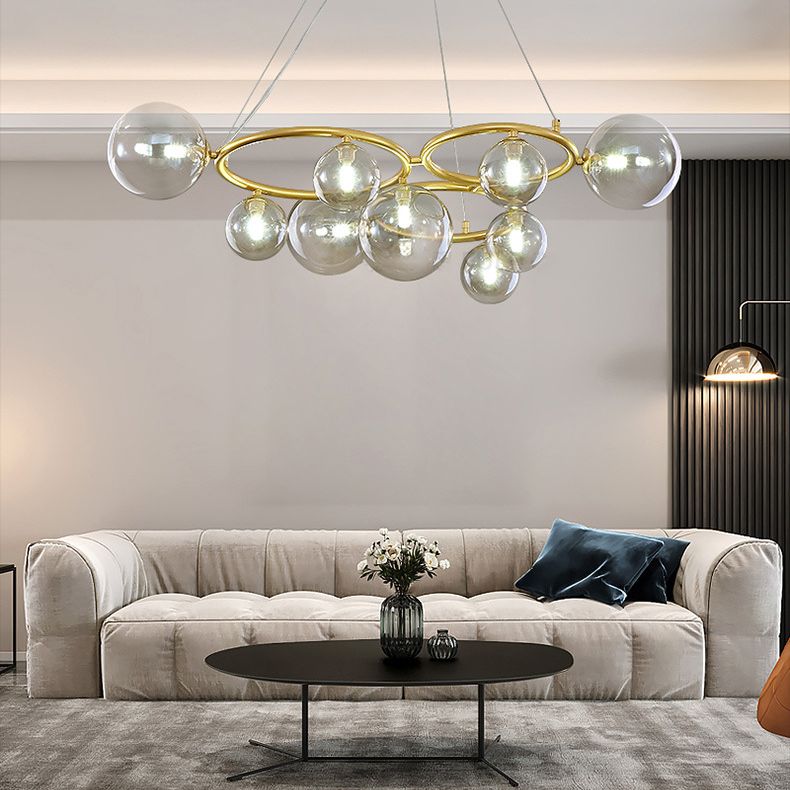 Bubbles Lighting de lámpara de lámpara moderna lámpara de lámpara de lámpara de múltiples luces