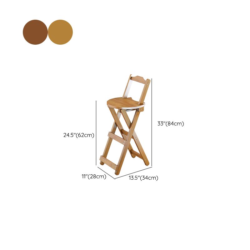 Contemporary Counter Chair Armless Counter-height Stool for Living Room