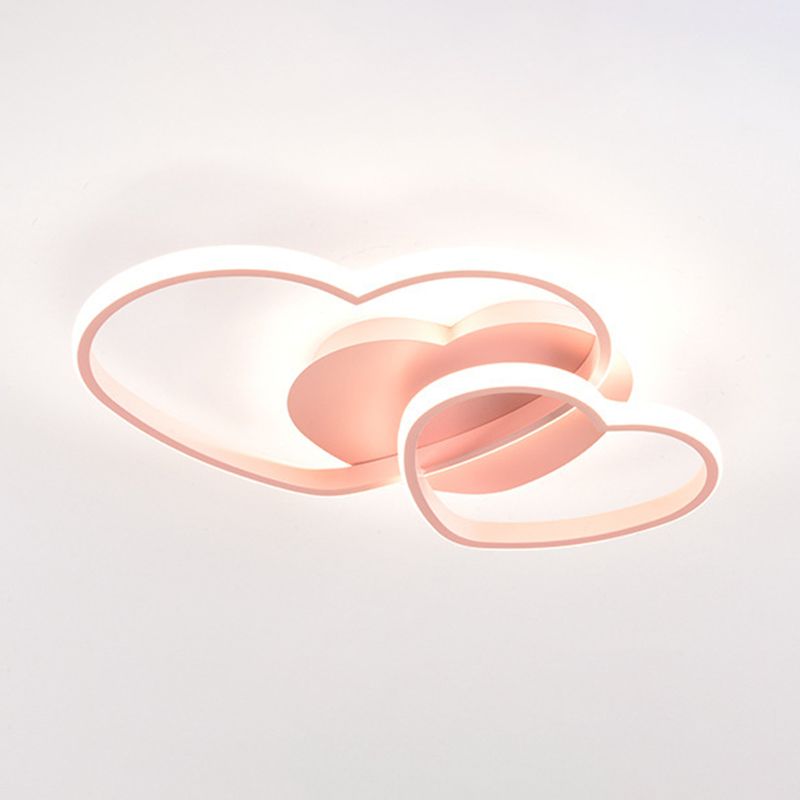 Metalen hartvormige inbouwverlichting Moderne stijl LED-plafondmontagelamp