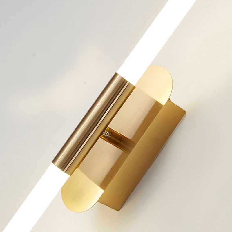 Golden/Black Linear Wall Light Sconces Modern LED Sconces for Living Room