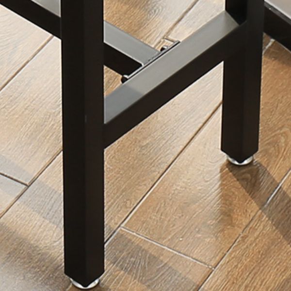 Modern Rectangle Pine Wood Bar Table Set 1/5/6 Pieces Counter Table with High Stools