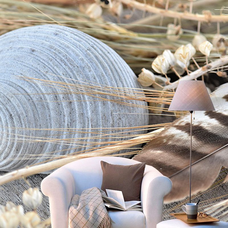 Environment Friendly Bird Feather Mural Decorative Wallpaper for Bedroom