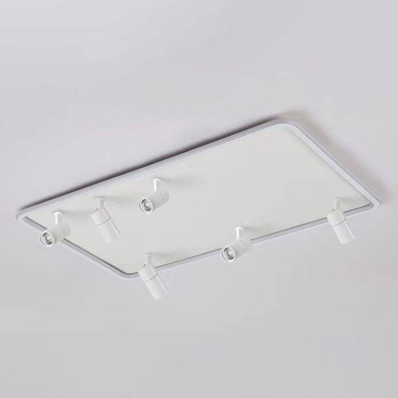 Spot encastré rectangulaire en acrylique, luminaire de plafond LED minimaliste pour salon