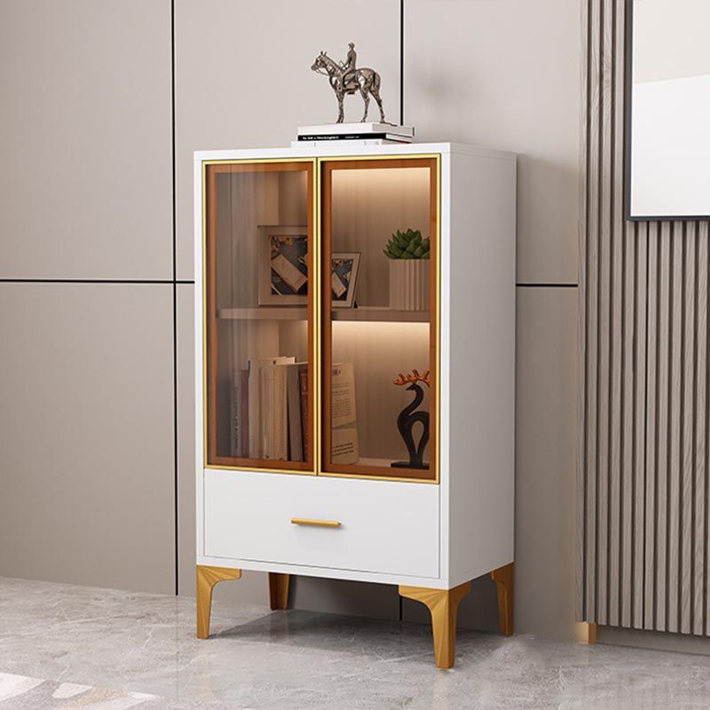 Glam Style Server Engineered Wood Sideboard with Door for Home Use