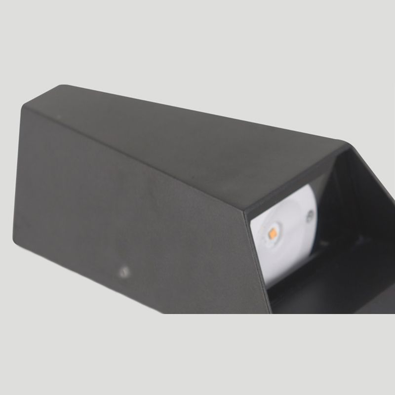 Modern Minimalist Style Geometric Up and Down LED Wall Sconce Metal Sconces