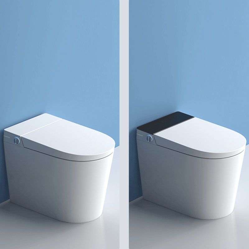 Contemporary Flush Toilet Floor Mounted One-Piece Toilet Porcelain Urine Toilet