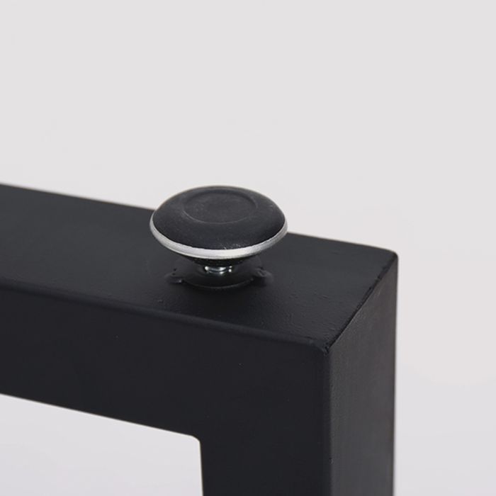 Rectangle Dining Table Contemporary Style Solid Wood Brown Dinner Table