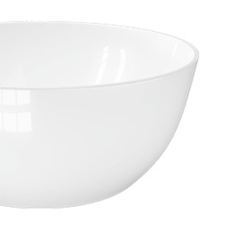 Acrylic Round Tub Soaking Freestanding Bathtub , 23.62-inch Tall