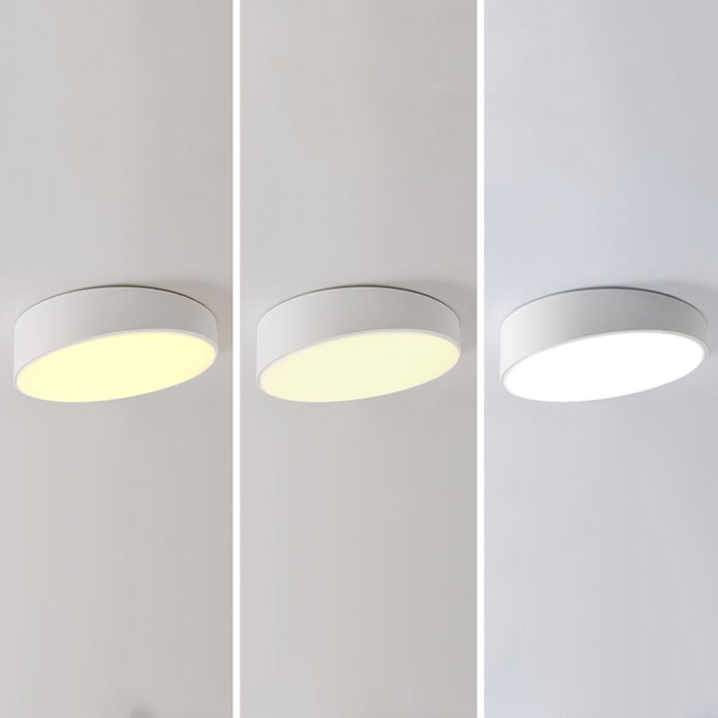 Plafoniere moderne con anello paralume in acrilico Lampada da soffitto a incasso a LED