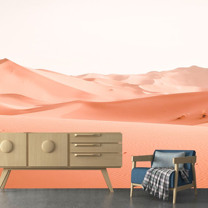 Photography Stain Resistant Mural Wallpaper Desert Scenery Sleeping Room Wall Mural