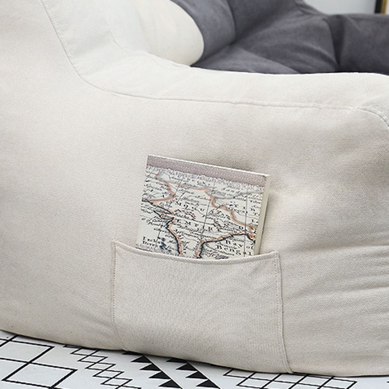 Modern Fabric Loveseat Sofa Rolled Arm Settee for Living Room