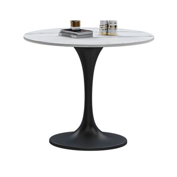 Stone Dining Site Table Contemporary Round Dining Table for Kitchen Home