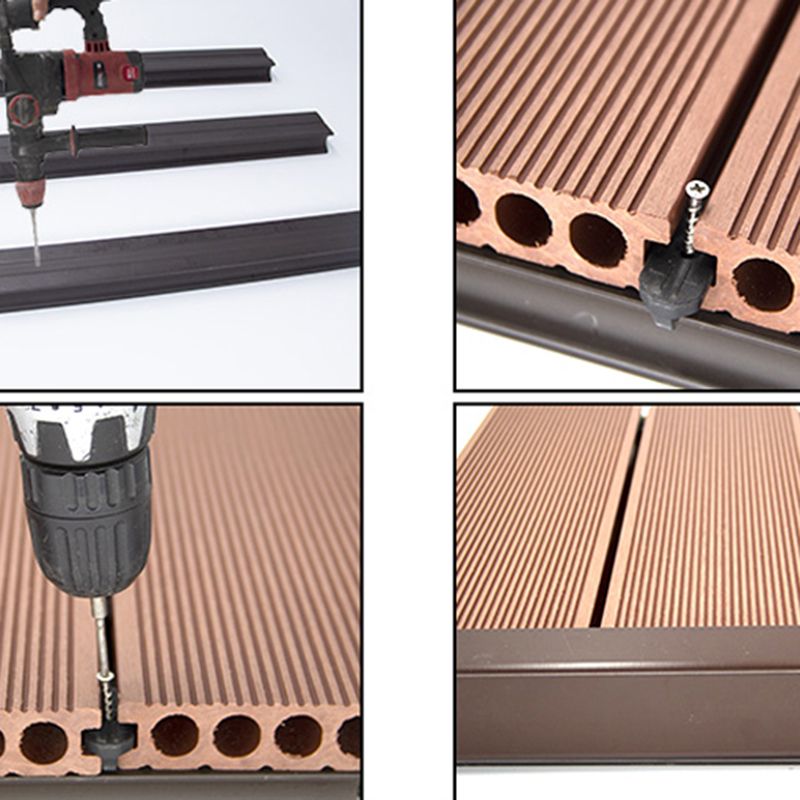 Deck Plank Wooden Embossed Waterproof Outdoor Flooring Deck Plank