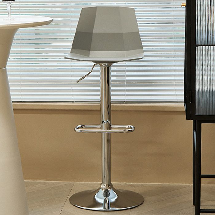 Plastic Adjustable Counter Bar Stool Modern Indoor Counter Stool with Swivel