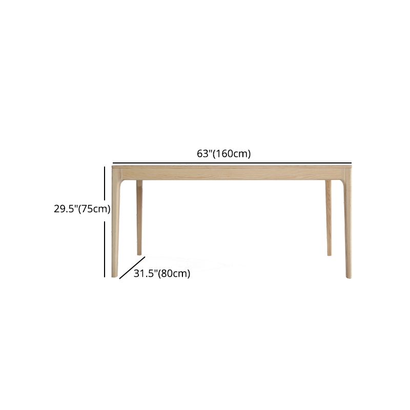 Modern 1/4/5 Pieces Dining Set Ash Wood Dining Table set with Windsor Chairs