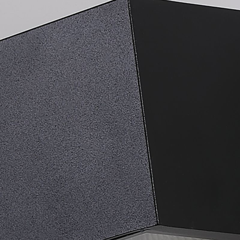 1 Light Geometric Wall Lights Modern Style Metal Wall Mounted Lamps