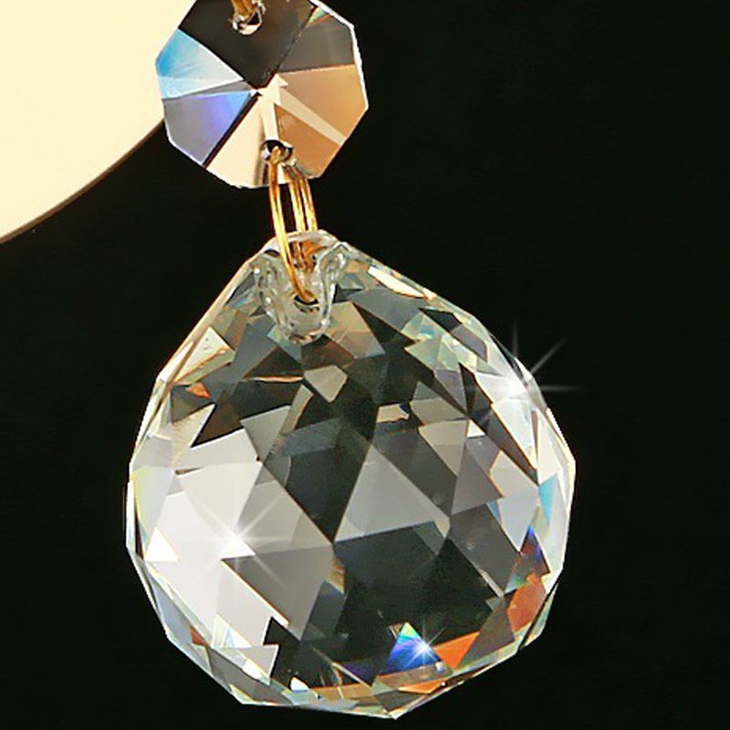 Luz de aplicador de pelota para dormitorio un estilo de pared de cristal de estilo de estilo de una luz