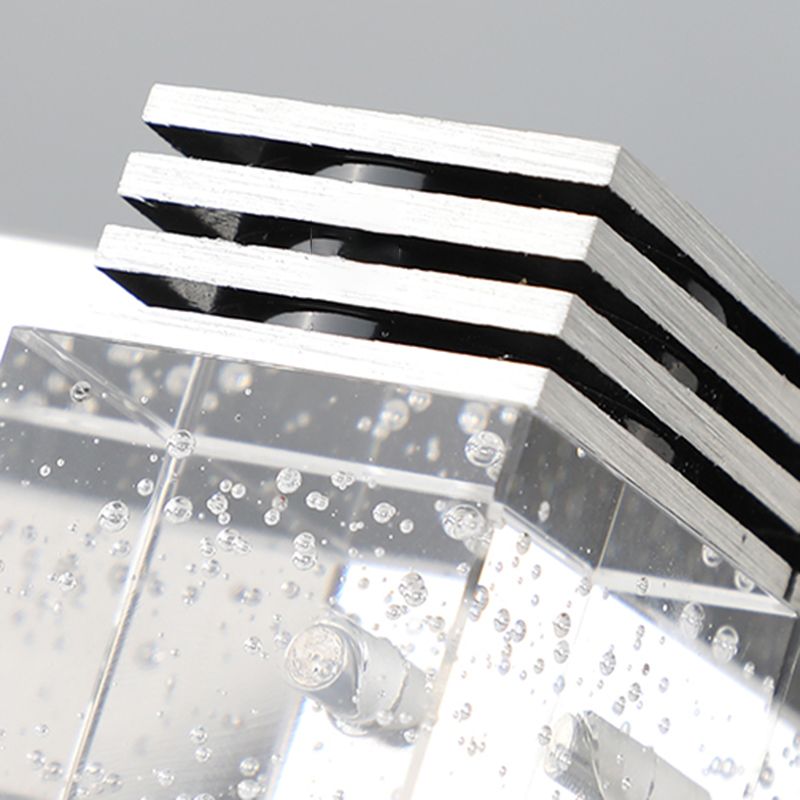 Contemporary Vanity Light Clear Crystal Wall Light Fixture for Bathroom