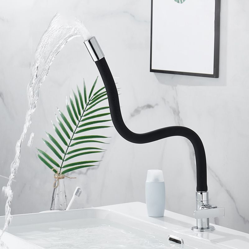 Modern Universal Tube Single Kitchen Faucet High Arc Profile Faucet