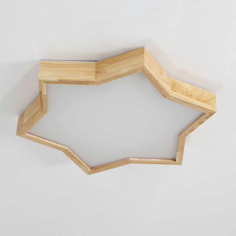 Plafonniers spéciaux à montage encastré en forme d'étoile pour chambre d'enfant