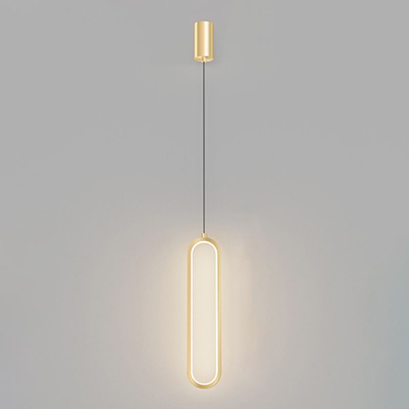 1-Light Wrought Iron Lighting Fixture Minimalism Pendant Light Kit for Bedroom