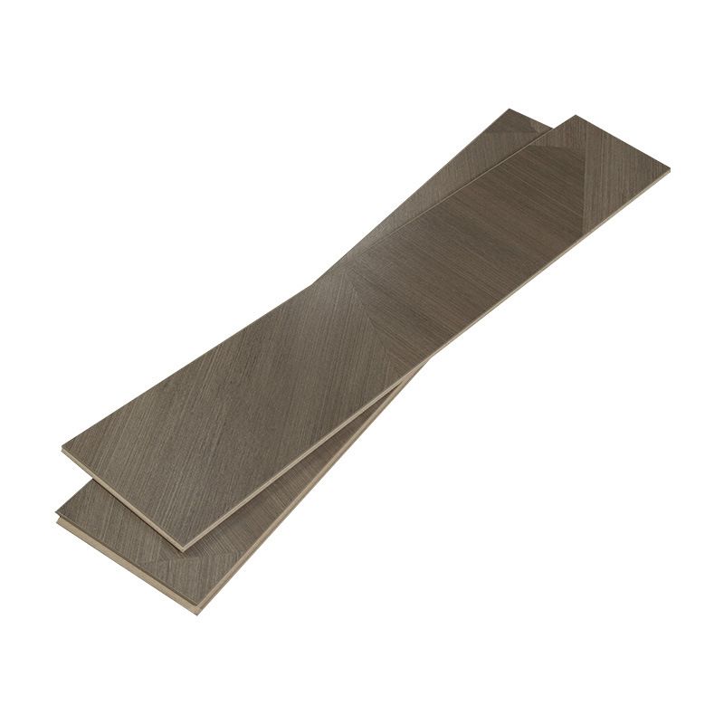 Water-Resistant Laminate Click Lock Brown Wooden Laminate Flooring