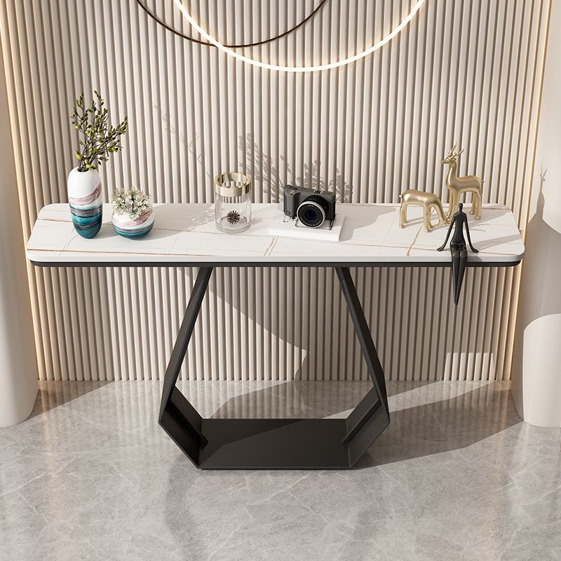 Rectangle Glam Console Accent Table Antique Finish Console Sofa Table